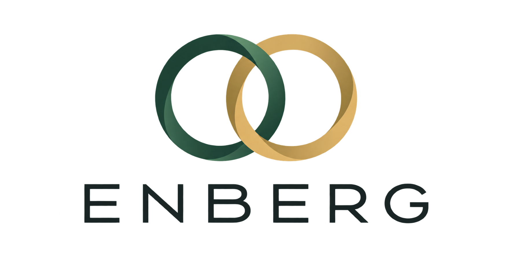 Enberg — interlocking green and gold rings